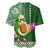 Aloha Avocado Funny Fruits Custom Baseball Jersey Mix Hawaiian Kakau Tribal LT03 - Polynesian Pride