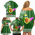 Aloha Avocado Funny Fruits Custom Family Matching Off Shoulder Short Dress and Hawaiian Shirt Mix Hawaiian Kakau Tribal LT03 - Polynesian Pride