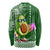 Aloha Avocado Funny Fruits Custom Long Sleeve Shirt Mix Hawaiian Kakau Tribal LT03 - Polynesian Pride