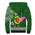 Aloha Avocado Funny Fruits Custom Sherpa Hoodie Mix Hawaiian Kakau Tribal LT03 - Polynesian Pride