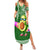 Aloha Avocado Funny Fruits Custom Summer Maxi Dress Mix Hawaiian Kakau Tribal LT03 Women Green - Polynesian Pride