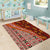 Hawaii Native Tapa Elements and Hibiscus Flowers Area Rug LT03 - Polynesian Pride