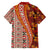 Hawaii Native Tapa Elements and Hibiscus Flowers Family Matching Off Shoulder Short Dress and Hawaiian Shirt LT03 - Polynesian Pride