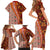 Hawaii Native Tapa Elements and Hibiscus Flowers Family Matching Short Sleeve Bodycon Dress and Hawaiian Shirt LT03 - Polynesian Pride