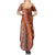 Hawaii Native Tapa Elements and Hibiscus Flowers Summer Maxi Dress LT03 - Polynesian Pride