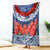 Samoan Tapa Blanket Ula Fala and Teuila Flower LT03 - Polynesian Pride