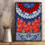 Samoan Tapa Canvas Wall Art Ula Fala and Teuila Flower LT03 - Polynesian Pride