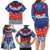 Samoan Tapa Family Matching Long Sleeve Bodycon Dress and Hawaiian Shirt Ula Fala and Teuila Flower LT03 - Polynesian Pride