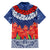 Samoan Tapa Family Matching Long Sleeve Bodycon Dress and Hawaiian Shirt Ula Fala and Teuila Flower LT03 - Polynesian Pride