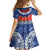 Samoan Tapa Family Matching Off Shoulder Short Dress and Hawaiian Shirt Ula Fala and Teuila Flower LT03 - Polynesian Pride