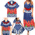 Samoan Tapa Family Matching Summer Maxi Dress and Hawaiian Shirt Ula Fala and Teuila Flower LT03 - Polynesian Pride