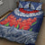 Samoan Tapa Quilt Bed Set Ula Fala and Teuila Flower LT03 - Polynesian Pride