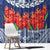 Samoan Tapa Window Curtain Ula Fala and Teuila Flower LT03 - Polynesian Pride