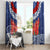 Samoan Tapa Window Curtain Ula Fala and Teuila Flower LT03 - Polynesian Pride