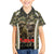 New Zealand and Australia ANZAC Day Family Matching Short Sleeve Bodycon Dress and Hawaiian Shirt Koala and Kiwi Bird Soldier Gallipoli Camouflage Style LT03 Son's Shirt Green - Polynesian Pride