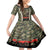 New Zealand and Australia ANZAC Day Family Matching Tank Maxi Dress and Hawaiian Shirt Koala and Kiwi Bird Soldier Gallipoli Camouflage Style LT03 Daughter's Dress Green - Polynesian Pride