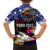 United States and American Samoa Hawaiian Shirt Bald Eagle Rose and Hibiscus Flower