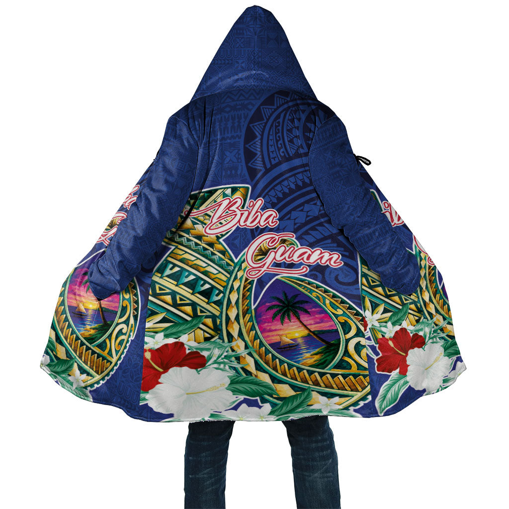 Guam Chamorro Cloak Tribal Latte Stone and Seal Artwork Polynesian Patterns LT03 Unisex Multicolor - Polynesian Pride