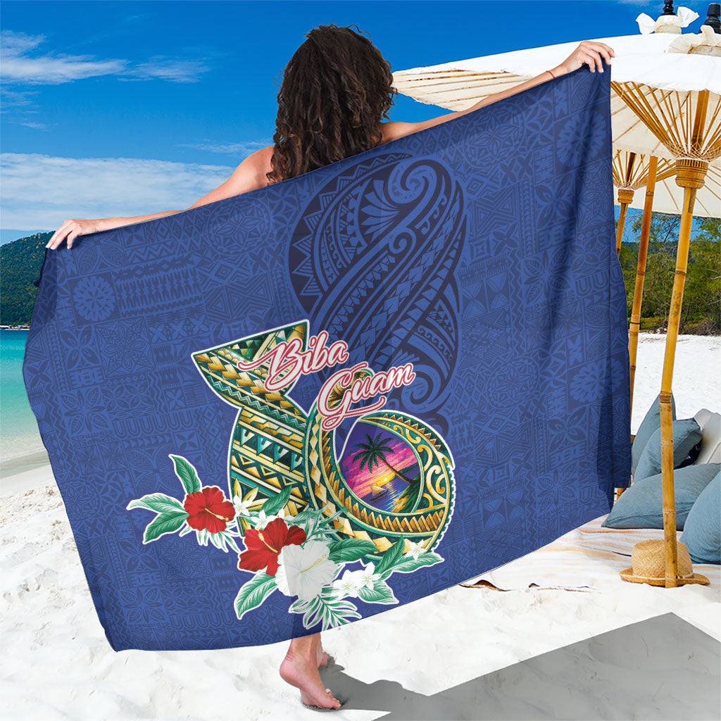 Guam Chamorro Sarong Tribal Latte Stone and Seal Artwork Polynesian Patterns LT03 One Size 44 x 66 inches Multicolor - Polynesian Pride