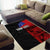 Personalised Samoa 685 Area Rug Siapo Pattern and Samoa Flag Design