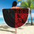 Personalised Samoa 685 Beach Blanket Siapo Pattern and Samoa Flag Design