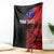 Personalised Samoa 685 Blanket Siapo Pattern and Samoa Flag Design