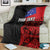 Personalised Samoa 685 Blanket Siapo Pattern and Samoa Flag Design