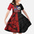 Personalised Samoa 685 Family Matching Long Sleeve Bodycon Dress and Hawaiian Shirt Siapo Pattern and Samoa Flag Design