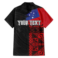 Personalised Samoa 685 Hawaiian Shirt Siapo Pattern and Samoa Flag Design LT03 - Polynesian Pride