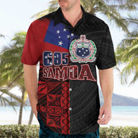 Personalised Samoa 685 Hawaiian Shirt Siapo Pattern and Samoa Flag Design LT03 - Polynesian Pride