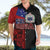 Personalised Samoa 685 Hawaiian Shirt Siapo Pattern and Samoa Flag Design