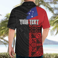 Personalised Samoa 685 Hawaiian Shirt Siapo Pattern and Samoa Flag Design LT03 - Polynesian Pride
