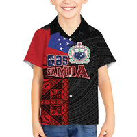 Personalised Samoa 685 Hawaiian Shirt Siapo Pattern and Samoa Flag Design LT03 - Polynesian Pride