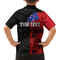 Personalised Samoa 685 Hawaiian Shirt Siapo Pattern and Samoa Flag Design LT03 - Polynesian Pride