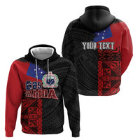 Personalised Samoa 685 Hoodie Siapo Pattern and Samoa Flag Design LT03 - Polynesian Pride