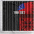 Personalised Samoa 685 Shower Curtain Siapo Pattern and Samoa Flag Design