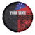 Personalised Samoa 685 Spare Tire Cover Siapo Pattern and Samoa Flag Design