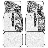 Samoa 685 Art Traditional Tattoo Pattern Car Mats White Color LT03 - Polynesian Pride