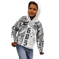 Samoa 685 Art Traditional Tattoo Pattern Kid Hoodie White Color LT03 - Polynesian Pride