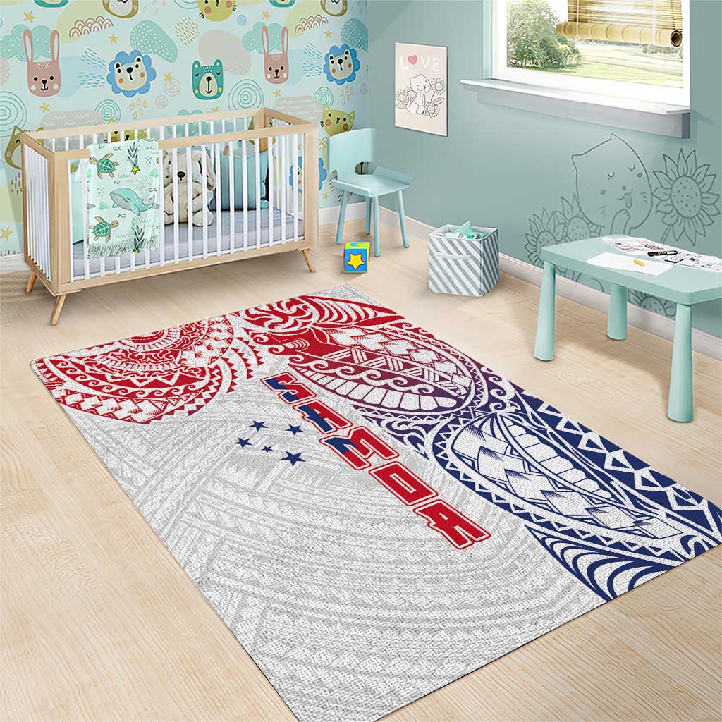 Samoa 685 Art Traditional Tattoo Pattern Area Rug Gradient Color LT03 - Polynesian Pride
