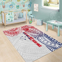 Samoa 685 Art Traditional Tattoo Pattern Area Rug Gradient Color LT03 - Polynesian Pride