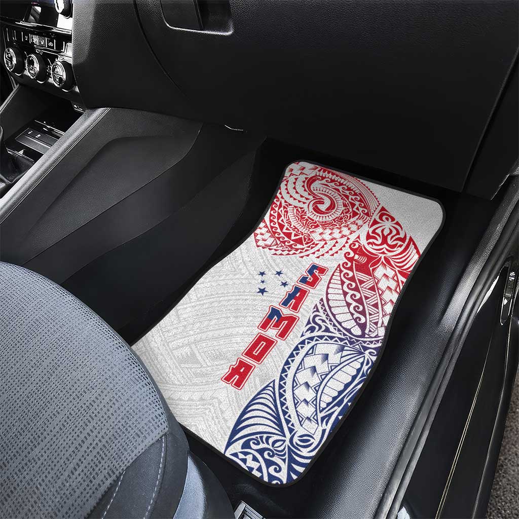 Samoa 685 Art Traditional Tattoo Pattern Car Mats Gradient Color LT03 - Polynesian Pride