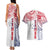 Samoa 685 Art Traditional Tattoo Pattern Couples Matching Tank Maxi Dress and Hawaiian Shirt Gradient Color