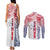 Samoa 685 Art Traditional Tattoo Pattern Couples Matching Tank Maxi Dress and Long Sleeve Button Shirt Gradient Color