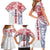 Samoa 685 Art Traditional Tattoo Pattern Family Matching Short Sleeve Bodycon Dress and Hawaiian Shirt Gradient Color