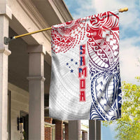 Samoa 685 Art Traditional Tattoo Pattern Garden Flag Gradient Color LT03 House Flag White - Polynesian Pride