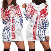 Samoa 685 Art Traditional Tattoo Pattern Hoodie Dress Gradient Color LT03 - Polynesian Pride