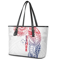 Samoa 685 Art Traditional Tattoo Pattern Leather Tote Bag Gradient Color LT03 - Polynesian Pride