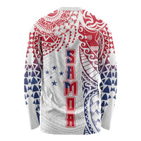 Samoa 685 Art Traditional Tattoo Pattern Long Sleeve Shirt Gradient Color LT03 - Polynesian Pride