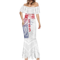 Samoa 685 Art Traditional Tattoo Pattern Mermaid Dress Gradient Color LT03 - Polynesian Pride